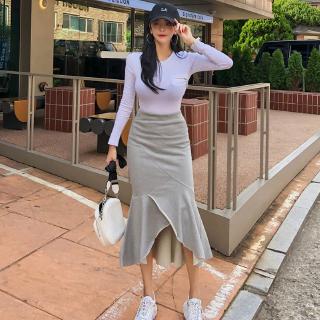 Bộ Áo Thun + Chân Váy Đuôi Cá Ôm Dáng Xinh Xắn Dành Cho Nữ