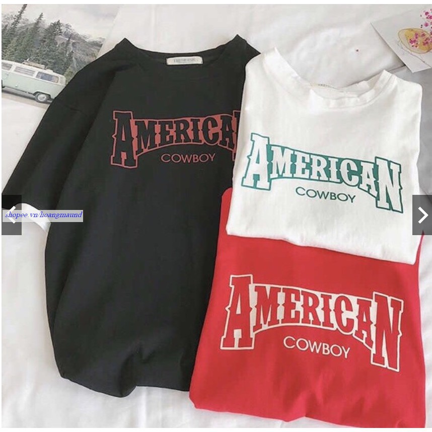 FREESHIP ĐƠN 99K_ÁO THUN TAY LỠ FORM RỘNG : AMERICAN . . | BigBuy360 - bigbuy360.vn