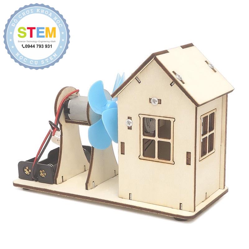 Nhà Năng Lượng Gió tự lắp ráp DIY| Đồ chơi STEM