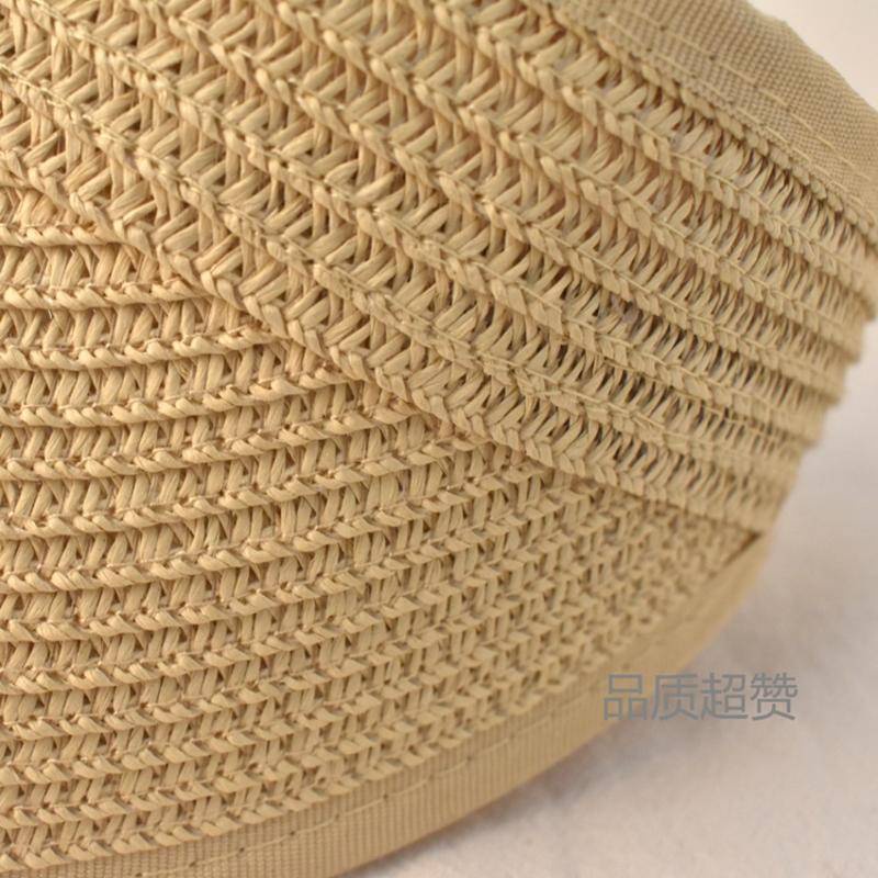 Nón Vành Che Nắng Hở Chóp Bằng Sợi Rơm Họa Tiết Đôi Mắt To Dễ Thương Thời Trang Mùa Hè Cho Bé
