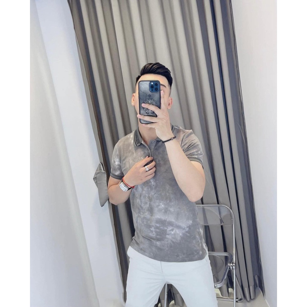 Áo POLO Cổ Bẻ Màu Loang Siêu Đẹp Thiết Kế Sang Trọng Trẻ Trung Năng Động Hot 2022