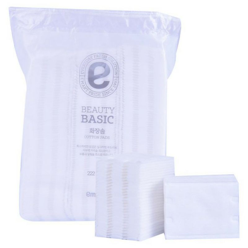 Bông tẩy trang Emart 222 miếng 5×6cm