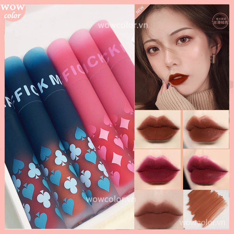 [Hàng mới về] Son kem lì Maffick thiết kế vỏ son hình ống độc đáo với nhiều màu lựa chọn