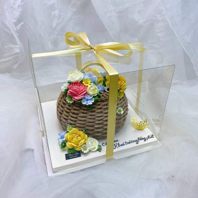 Hộp 150 bông cúc tana dùng trang trí bánh kem, hoa điểm...