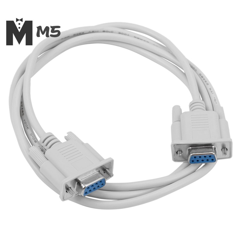 1 Cái 5ft F / F Serial Rs232 Null Em Cable Female To Female Db9 Fta