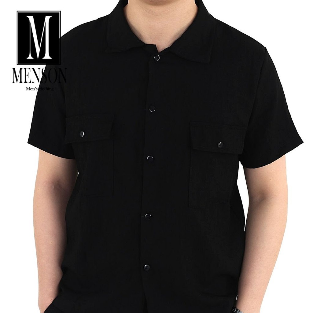 ⭐️HÀNG LOẠI 1⭐️Bộ Đũi Nam Cổ Bẻ Cao Cấp mùa hè - Sét đũi nam chất mát mặc ở nhà, mặc đi chùa - MENSON M322 | BigBuy360 - bigbuy360.vn