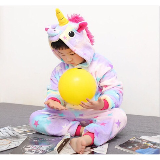 FREESHIP_Bộ đồ thú kỳ lân unicorn trẻ em (Đủ size)