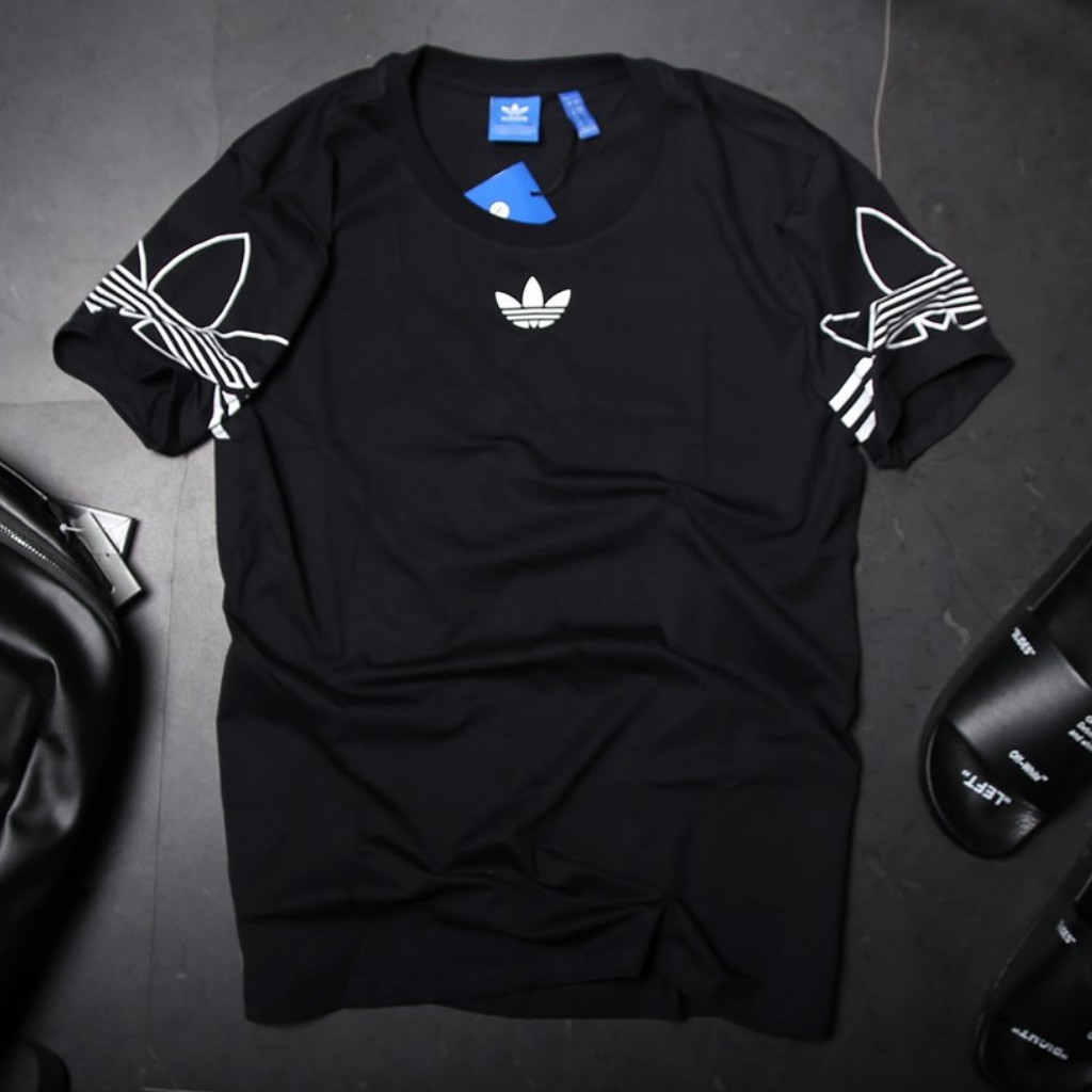 Áo thun nam tay ngắn COTTON co giãn - áo phông nam cổ tròn nam nữ- in hình họa tiết - 2 mầu : Trắng - Đen | BigBuy360 - bigbuy360.vn