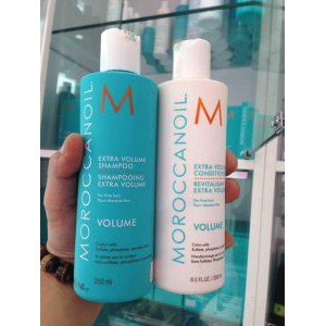 Chính Hãng- Dầu Gội Dầu Xả Tăng Phồng Tóc Moroccanoil Extra Volume 250ML x 2 - Tặng Tinh Dầu