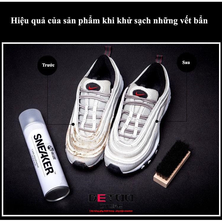 [RẺ VÔ ĐỊCH] Chai Xịt Bọt Vệ Sinh Giày Sneaker 300ml, Bộ Vệ Sinh Giày - JENDO Store