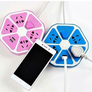 Ổ Cắm Điện Hình Trái Cam 2 Cổng USB
