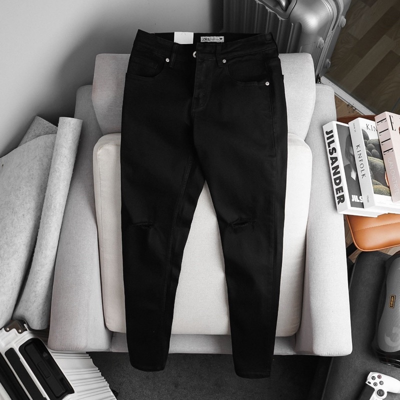 Jean basic zara black coa cấp chuẩn vnxk