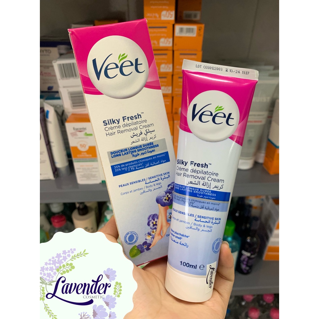 Kem tẩy lông Veet Silk Fresh 100ml