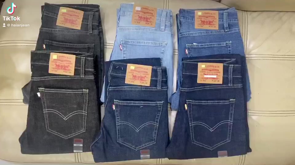Quần bò nam xuất dư LE511 thời trang Quần jean dài nam slimfit zin co dãn đẹp Ống đứng cao cấp HAIAN JEAN | BigBuy360 - bigbuy360.vn