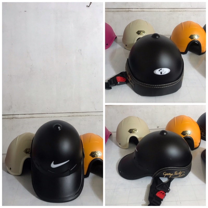 Mũ bảo hiểm thể thao đai da nữ hàngTrí liễu cao cấp lại 1 đủ các màu có khoét và khống khoét