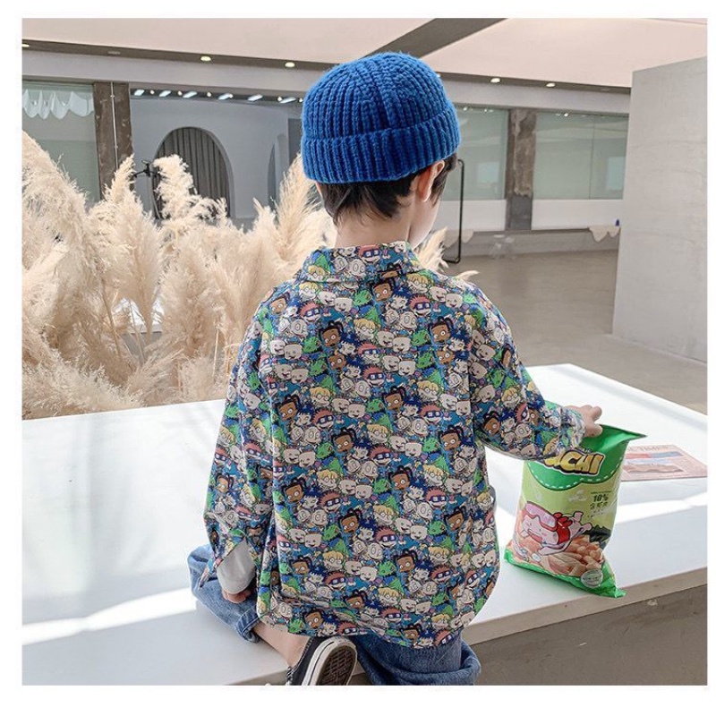 Áo Khoác Chống Nắng Họa Tiết Hoạt Hình Thời Trang Mùa Hè Cho Bé Trai
