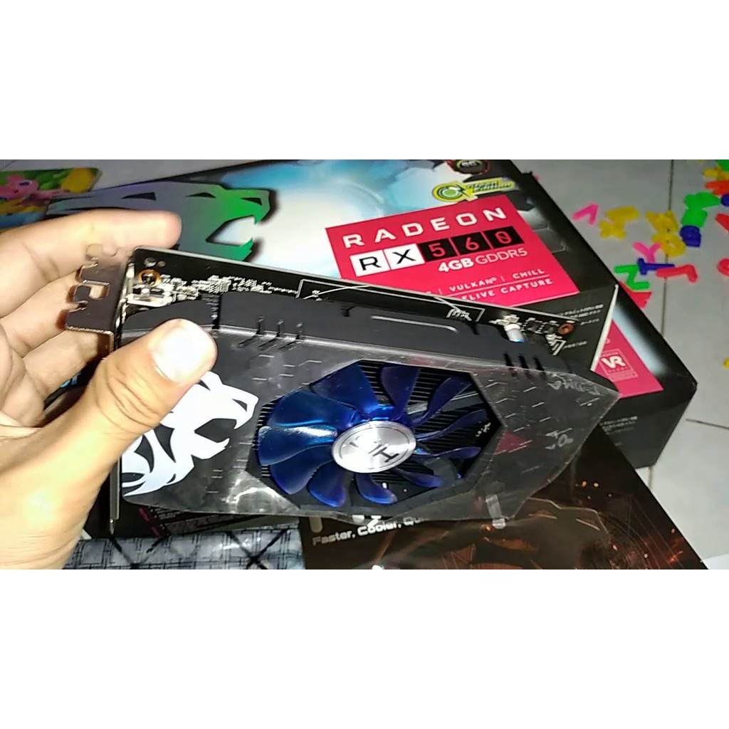 Card màn hình HIS RX560 4GB 128 BIT GDDR5 cũ RX 560