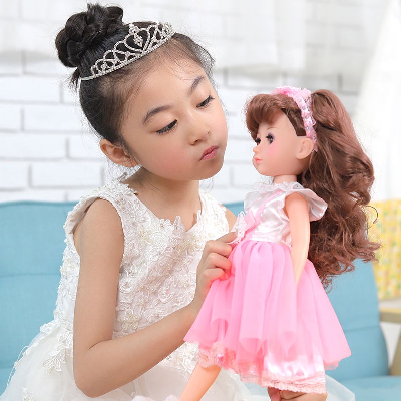 Búp Bê Barbie Thông Minh Biết Nói Màu Xanh Dương Cho Bé Gái