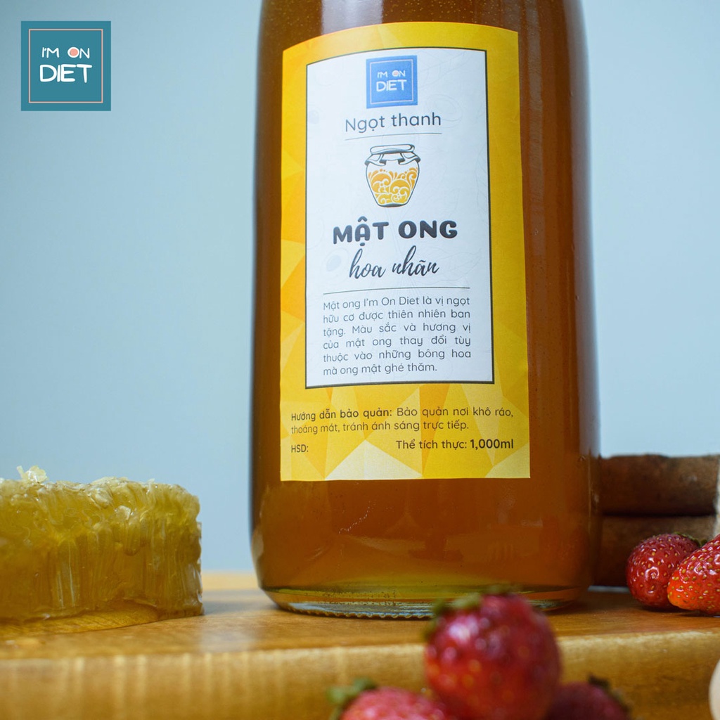 [1000ml] MẬT ONG NGUYÊN CHẤT Hoa Nhãn - Hoa Cà Phê - Hoa Xuyến Chi - 3 Vị Thơm Ngon