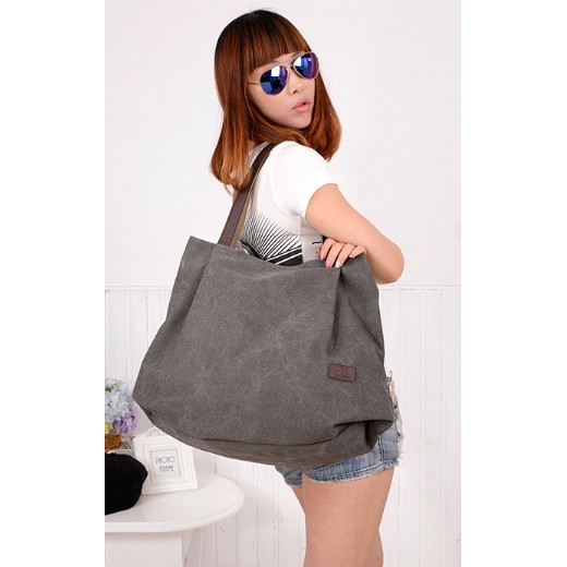 Túi Tote vải Canvas thời trang cao cấp 2019