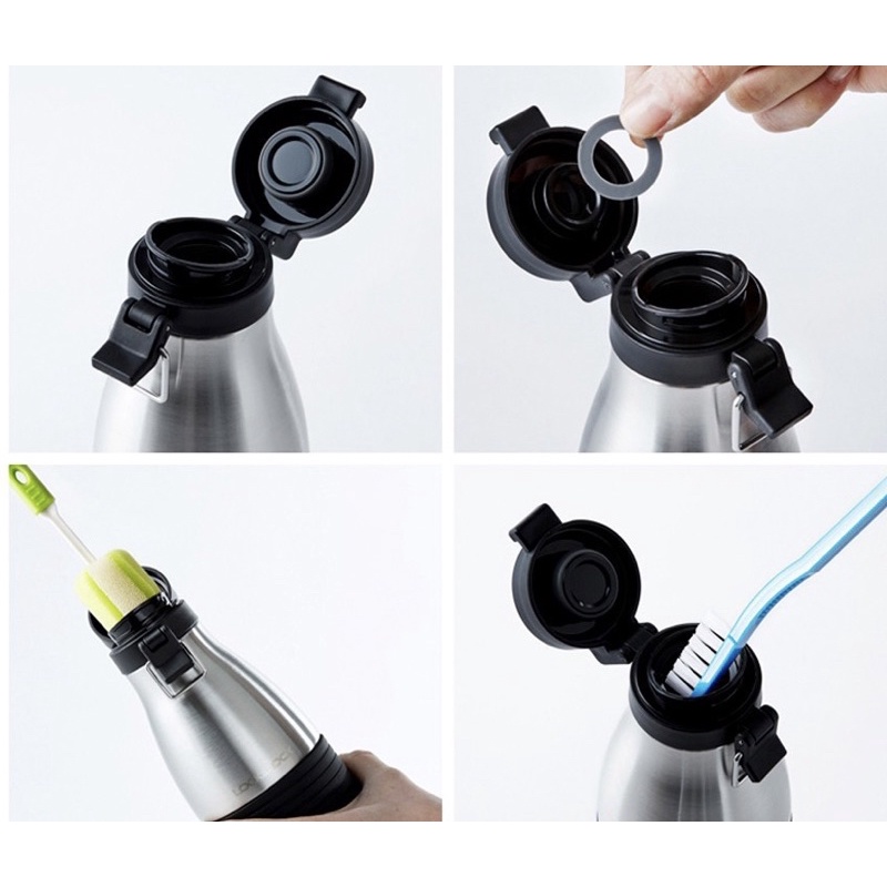 [LOCK&amp;LOCK] BÌNH GIỮ NHIỆT CYLINDER BOTTLE TUMBLER- LHC4145SLV( 430ML)- LHC4146SLV( 600ML)