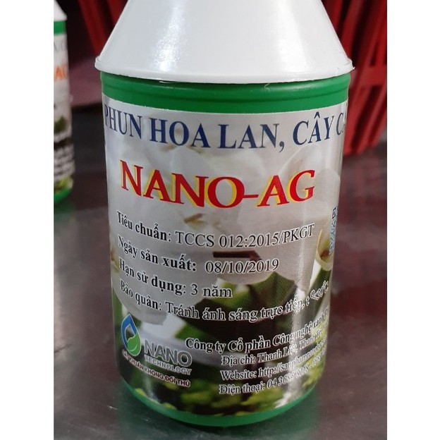 1 lọ Nano bạc Ag phòng trừ nấm bệnh