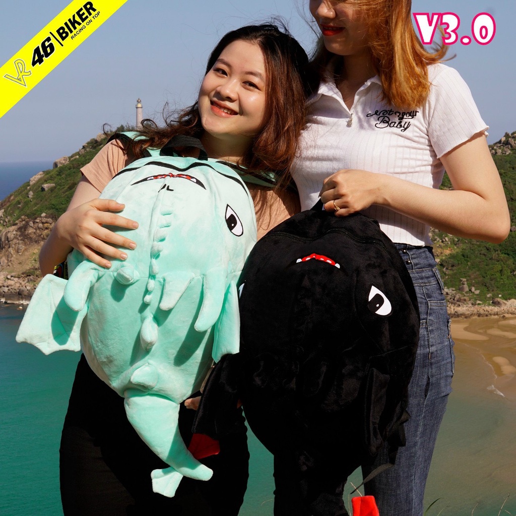 Balo rồng cỡ to nhất vải nhung mịn cao cấp, cute hơn balo khủng long