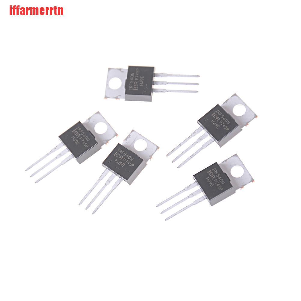 Bộ 5 Linh Kiện Điện Tử Irf540N Irf540 To-220 Power Mosfet Irf 100v 33a