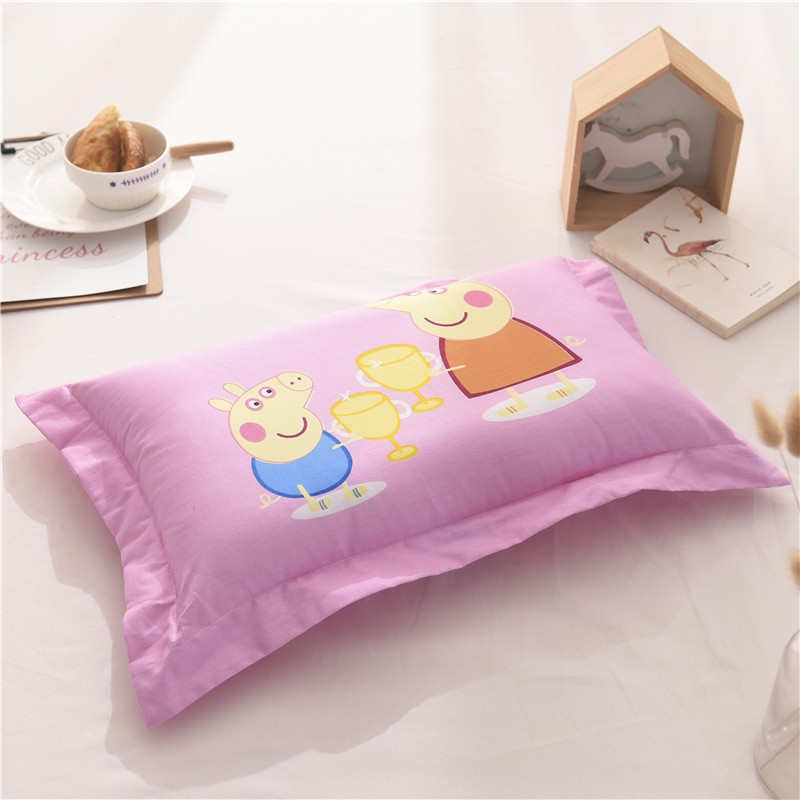 Gối bông gòn vỏ cotton cho bé iu ngon giấc - gối cho bé