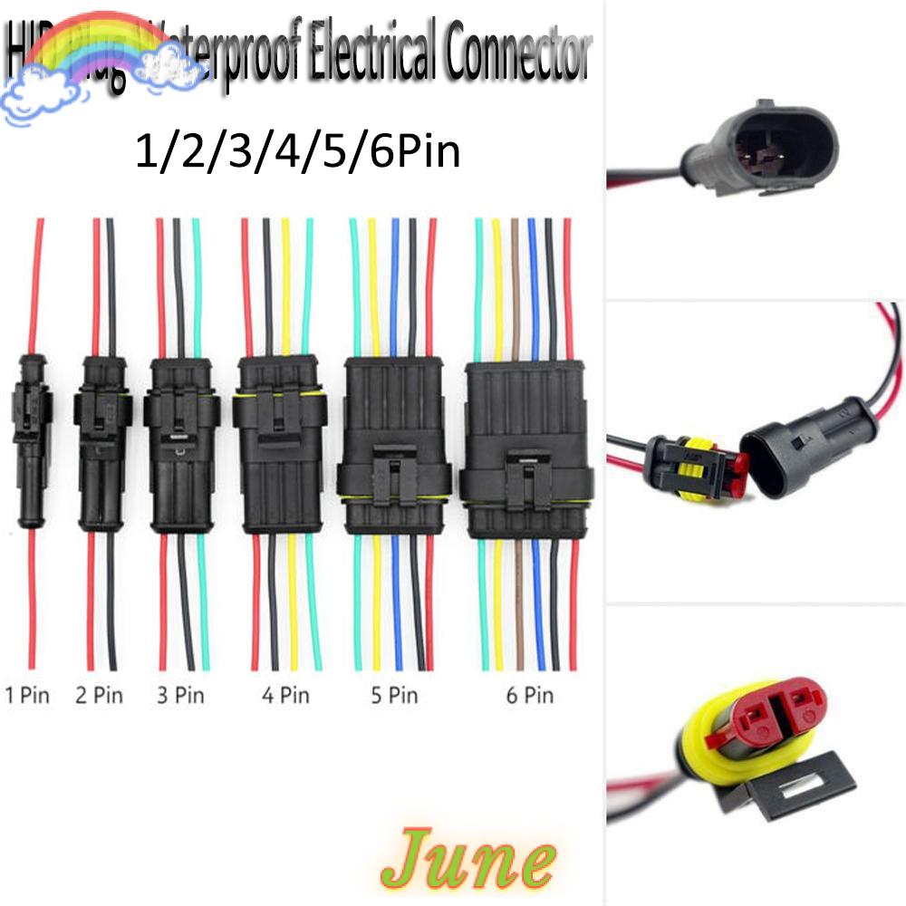 Đầu Nối Dây Điện Chống Thấm Nước Cho Xe Hơi / Xe Tải 1 / 2 / 3 / 4 / 5 / 6p