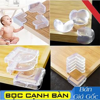 Combo 4 Miếng Bọc Cạnh Bàn Silicon Tiện Lợi An toàn cho Bé