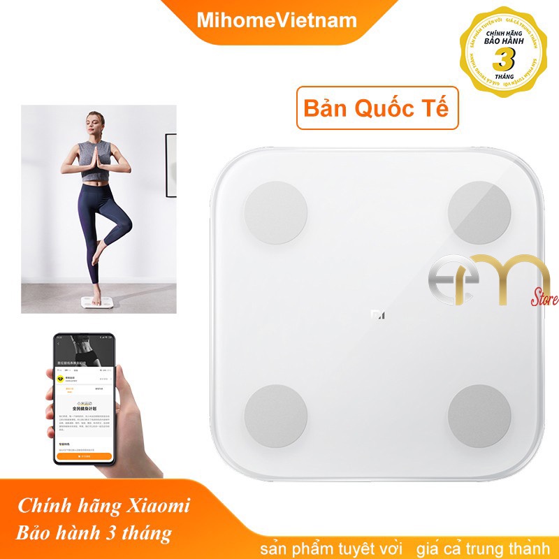 Cân thông minh Xiaomi Body Fat Scale 2-Phiên bản quốc tế