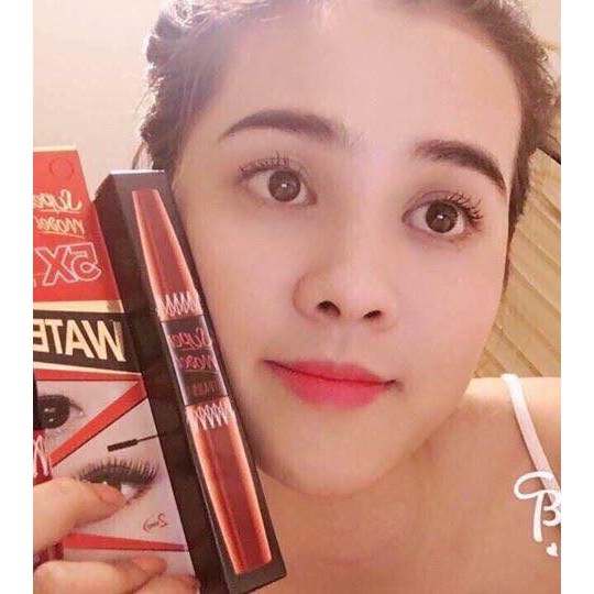 MASCARA NỐI MI 2 ĐẦU SIVANNA SUPER MODEL 5X LONG DEEP BLACK