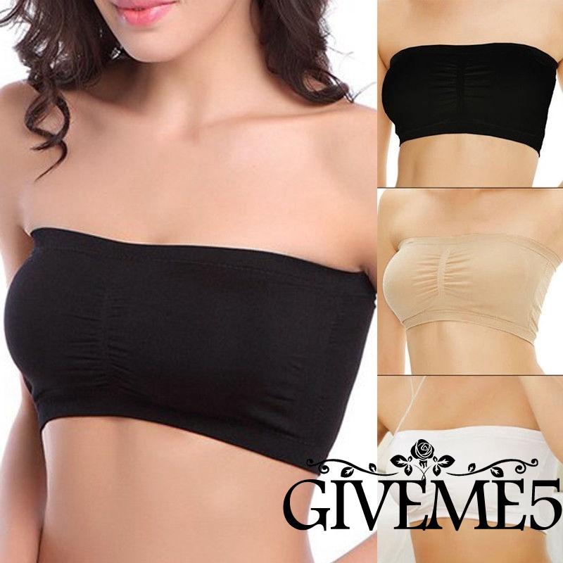 Áo lót nữ dạng ống thiết kế màu trơn thời trang