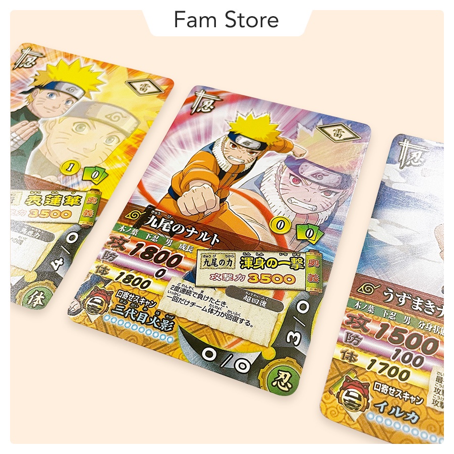 Thẻ nhân vật Naruto - Narutimate Card Battle (Data Carddass)