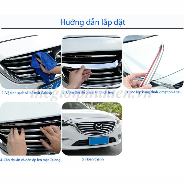 Bộ ốp trang trí mặt Ca Lăng, Calang Mazda 6