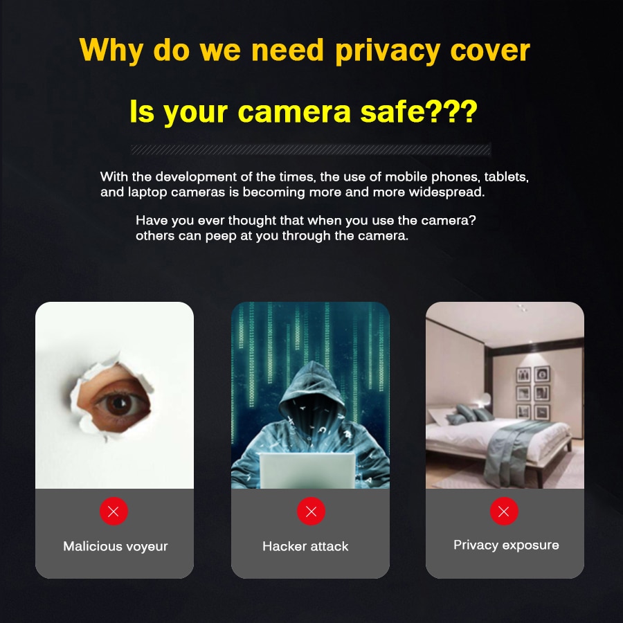 Nắp trượt che camera và webcam máy tính điện thoại bảo vệ riêng tư