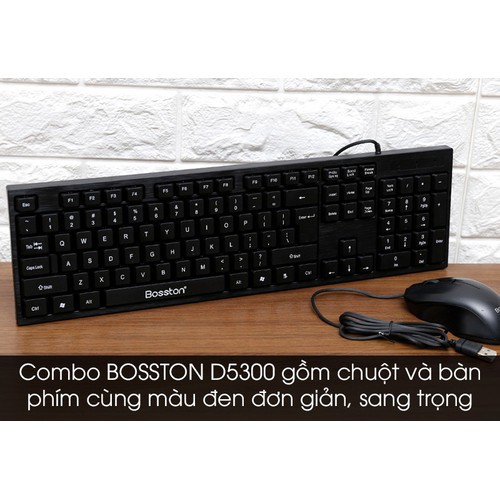 Bộ Bàn Phím + Chuột D5300 Chính Hãng BOSSTON