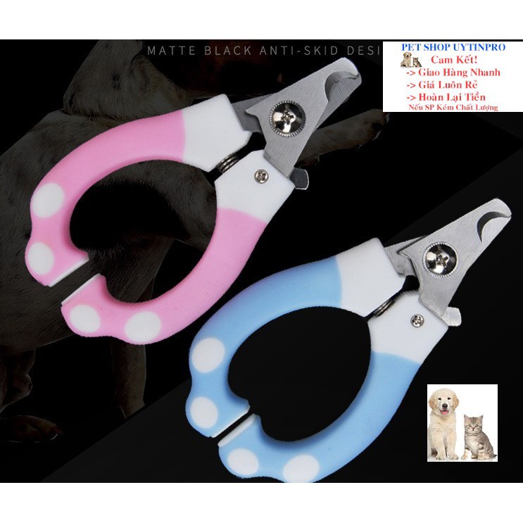 KỀM CẮT MÓNG CHO THÚ CƯNG CHÓ MÈO Hình bàn chân kèm dũa - Pet shop Uytinpro