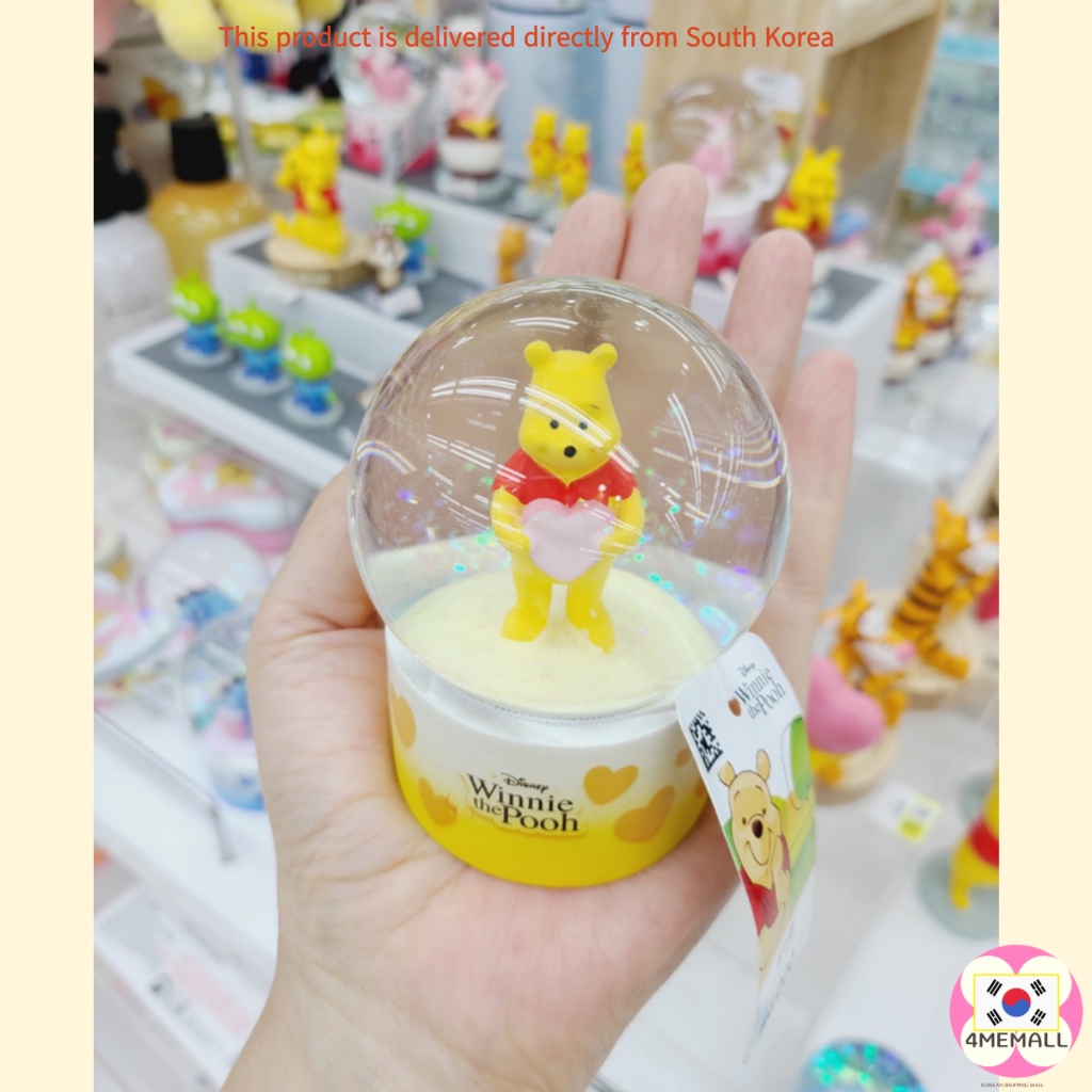 Quả cầu pha lê nhỏ để bàn trang trí hình nhân vật Disney Winnie the Pooh dễ thương làm quà tặng sinh nhật