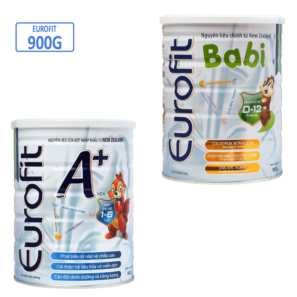 SỮA BỘT EUROFIT 900G