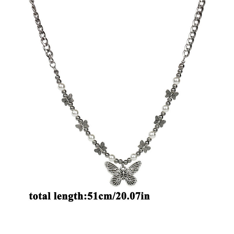 Dây chuyền mặt hình bướm phong cách gothic cổ điển quyến rũ cho nữ