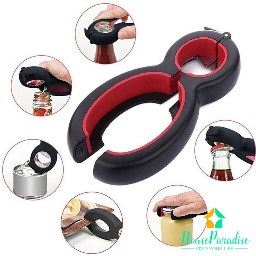 Dụng cụ mở nắp chai nước đa năng bằng thép không gỉ tiện dụng