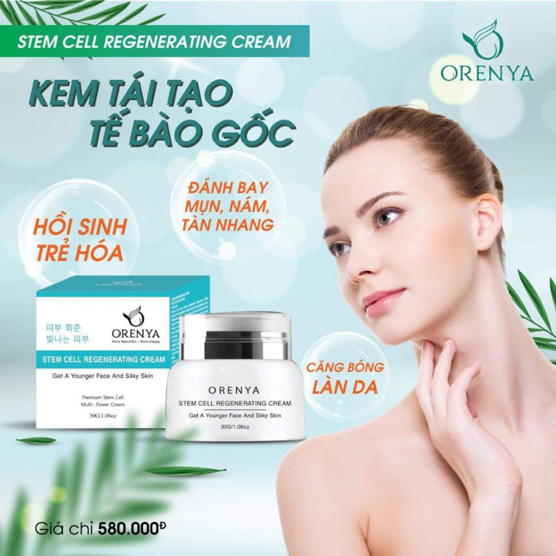 Kem Tái Tạo Tế Bào Gốc – Stem Cell Regenerating - ORENYA