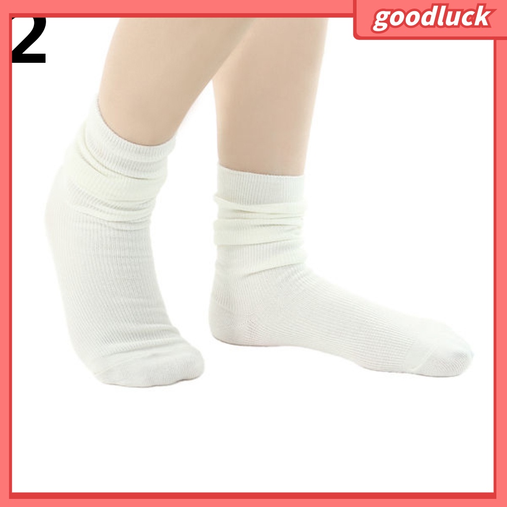 Đôi Vớ Ống Chân Màu Trơn Thời Trang Cho Nữ