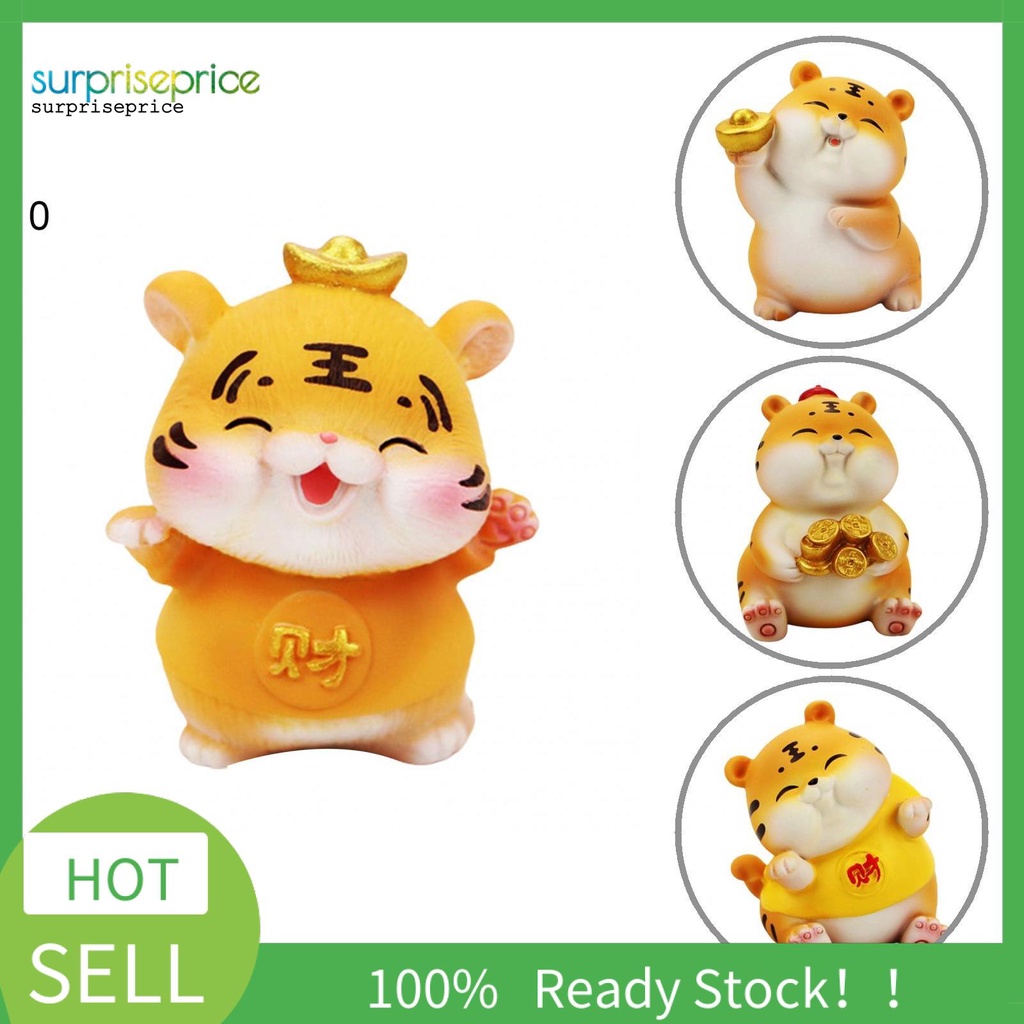 Mô hình chú hổ trang trí bàn 10 kiểu tùy chọn ngộ nghĩnh