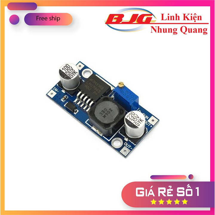 Module Hạ Áp Buck DC-DC LM2596 3A-linh kiện điện tử 3m