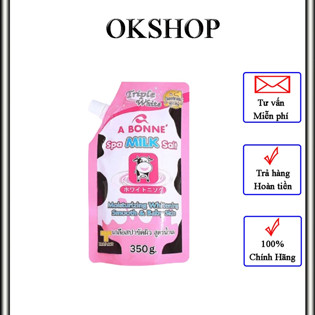 Muối Tắm Sữa Bò Tẩy Tế Bào Chết A Bonne Spa Milk Salt ( okshop.96 )