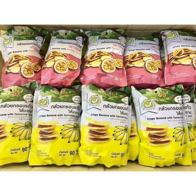 Chuối kẹp me thái 37k/gói 90g