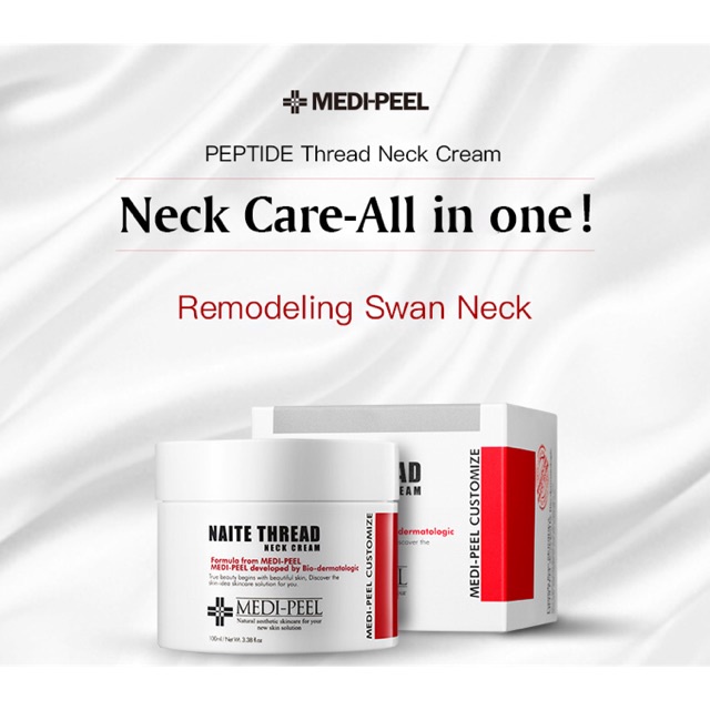 Kem Dưỡng Da Vùng Cổ Medipeel Naite Thread Neck Cream 100ml- Nuôi Dưỡng,Làm Săn Chắc Vùng Da Cổ